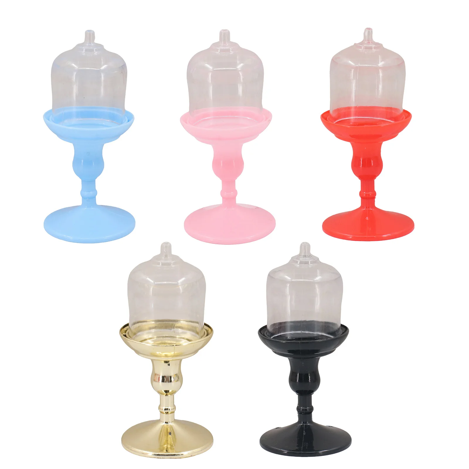 New Mini Dollhouse Accessories Cute and Exquisite Candy Cups, Cake Cups, European Retro Incense Burners, Random Food and Play,