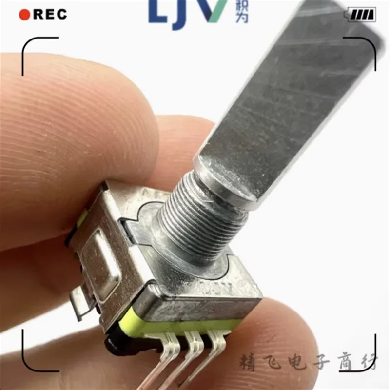 1 PCS Lin Ji for RE11 encoder amplifier, audio press switch, 24 pulses, 24 positioning axis length 18.5MM