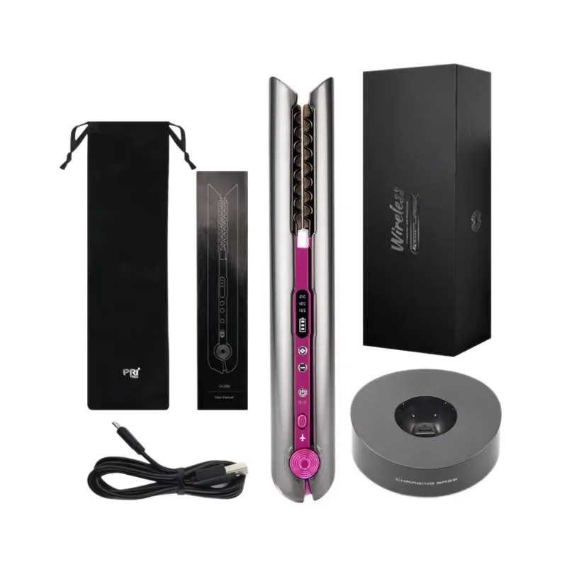 

【Fashionable】Professional 2-in-1 Hair Straightener And Curler Cordless And Portable Mini Hair Care Styling Appliances