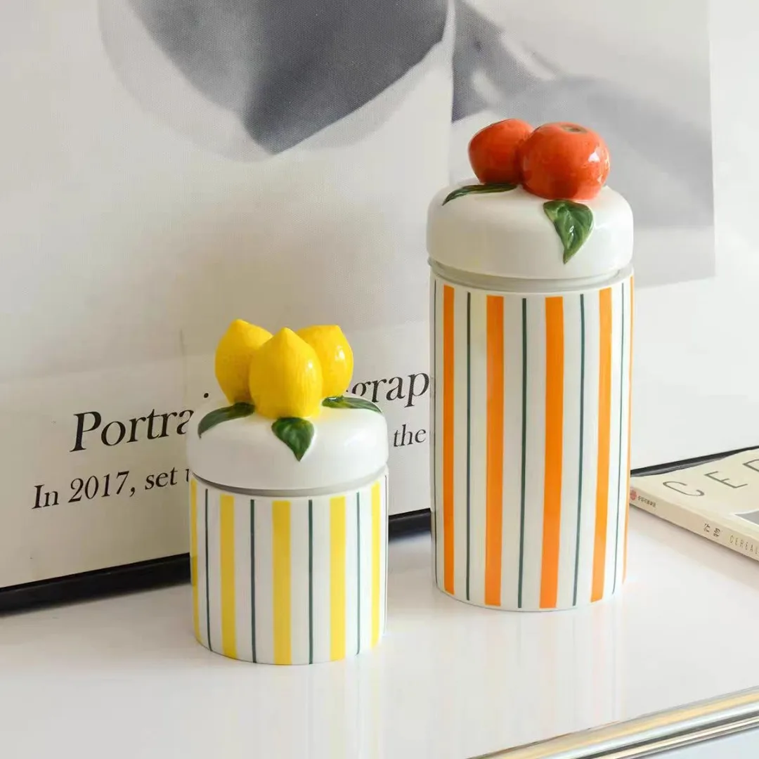 

1 шт., креативная керамическая герметичная банка с тиснением, фарфоровая крышка, кухонная банка для кофе, разные зерна, банка для хранения закусок, банка для приправ