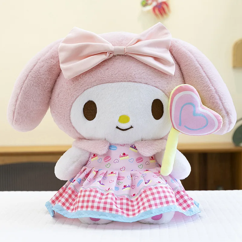 40-65 CM Grote Big Size Sanrio My Melody Kuromi Kawaii Knuffels Cartoon Anime Gevulde Bolster Comfortabele Zachte Pop vakantie Geschenken