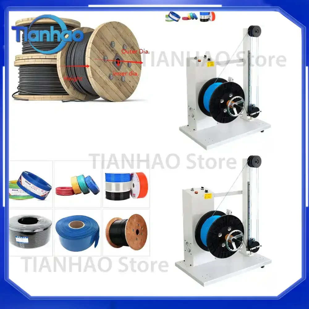 Automatic Free-Adjust Speed Wire Pay-Off Feeder Spool Reeling Machine for Cable Wire Feeding