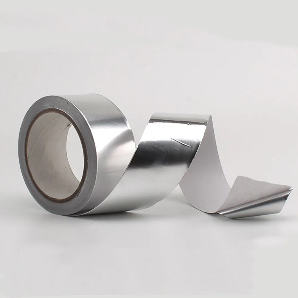 Self Adhesive Aluminum Foil Tape High Temperature Resistant Heat Insulation Sun Protection Waterproof Kitchen Pipe Leak Repair