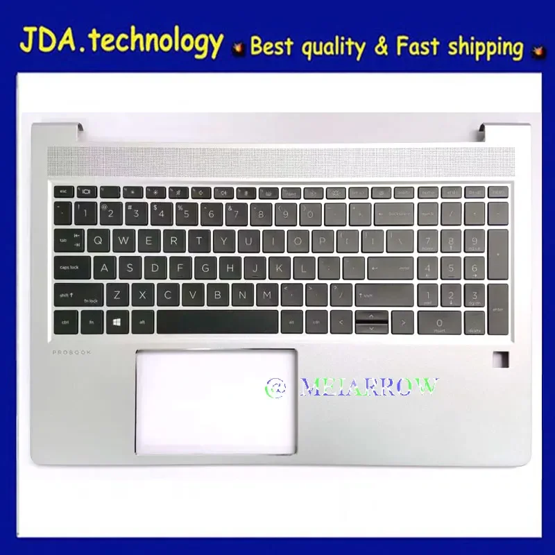 

MEIRROW New/org For HP ZHAN 66 PRO 15 G4 PROBOOK 450 455R G8 Palmrest US Keyboard Upper Cover Backlight M21742-001 M21740-001