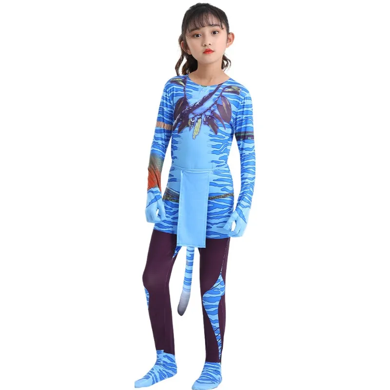 الصورة الرمزية 2 طريقة المياه زي الهالوين التأثيري ثلاثية الأبعاد الطباعة الرقمية بذلة موضوع حفلة لعب الأدوار ارتداءها صبي الفتيات