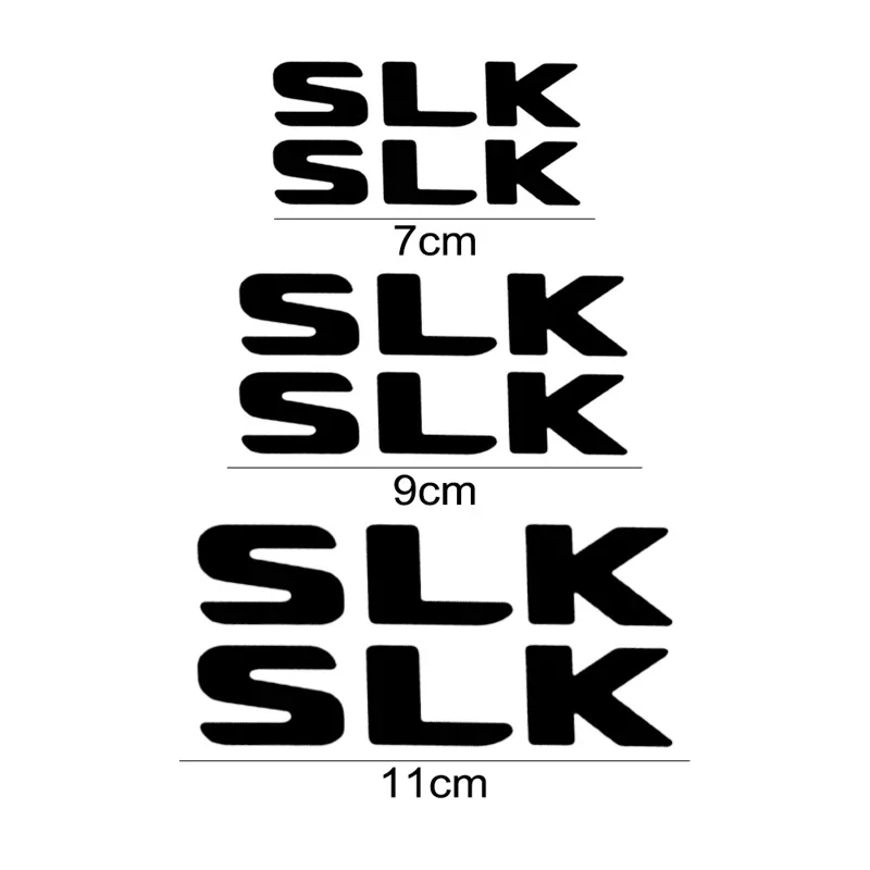 for Mercedes Benz SLK Class R172 R171 R170 6PCS Car Tire Caliper Decal Modified Film Fashion Decoration Sticker Auto Styling