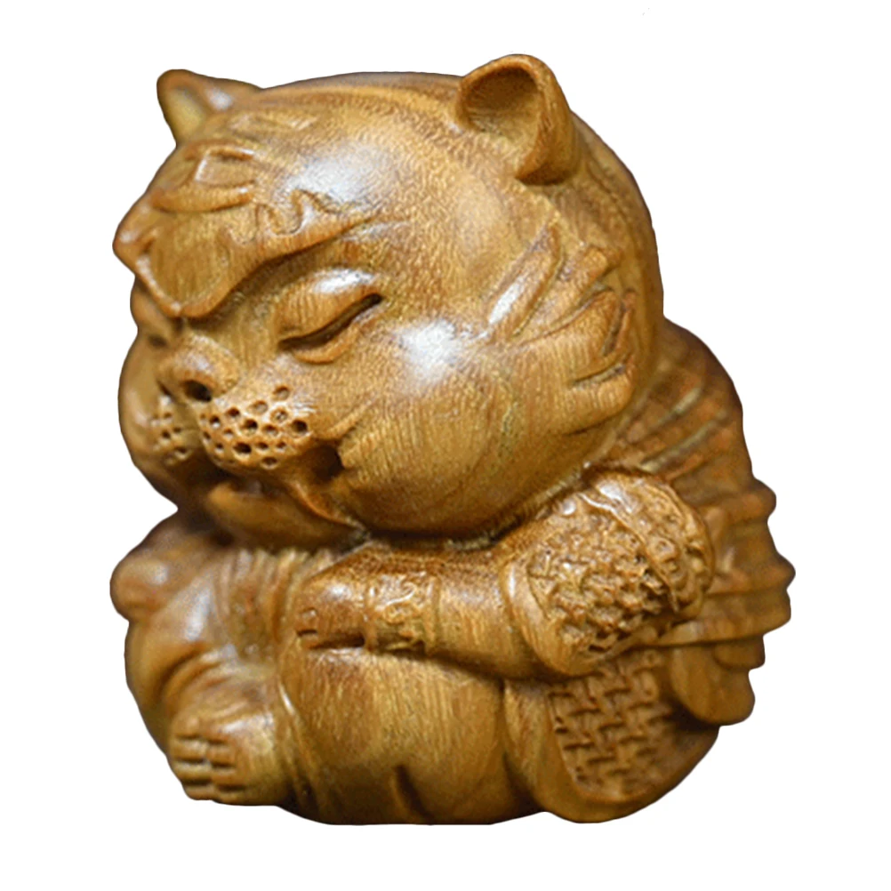 

Figurine Premium Wood Creative Desktop Decor Adornment Tea Pet Chinese Tea Pet Wooden Shape Home Tearoom Decor