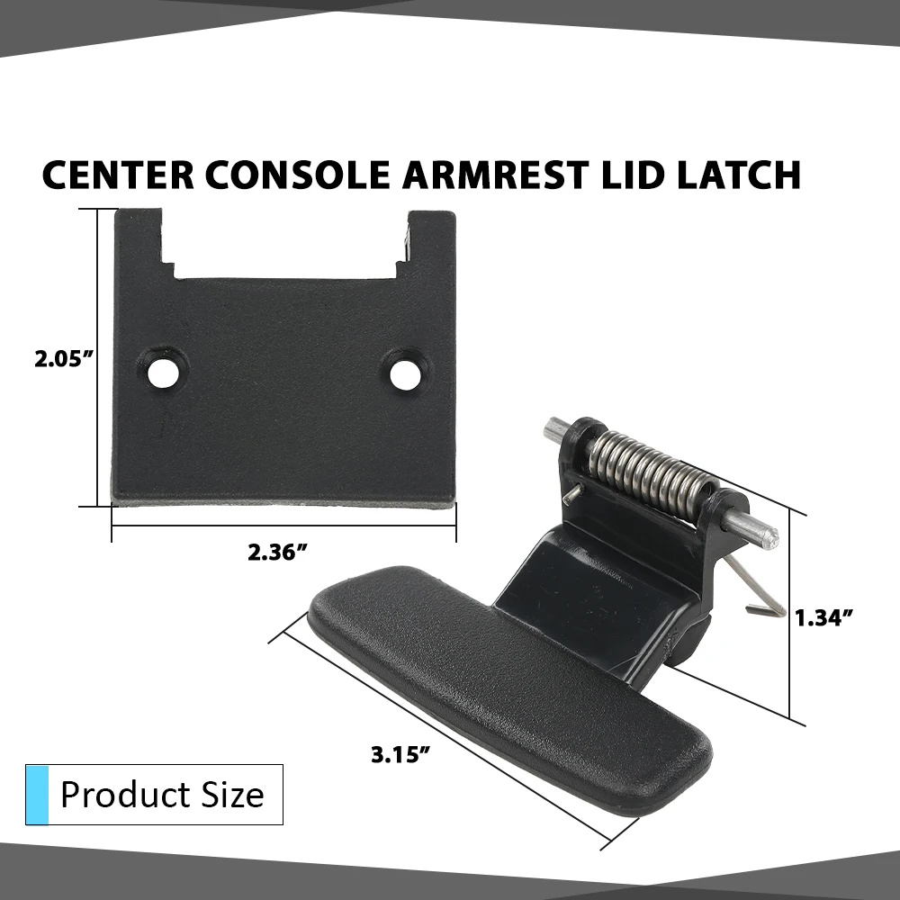 Zamek zatrzaskowy podłokietnika konsoli kompatybilny z Ford Edge 2007 2008 2009 2010 07 08 09 10