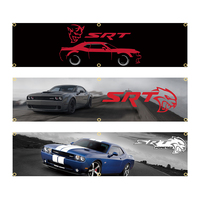 60x240cm Dodges SRT BANNER Tapestry Polyester Printed Flag Garage or Outdoor For Decoration