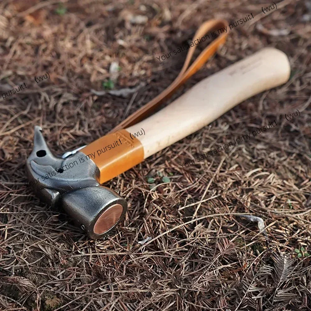 Outdoor camping stainless steel hammer, multi-functional tent hammer