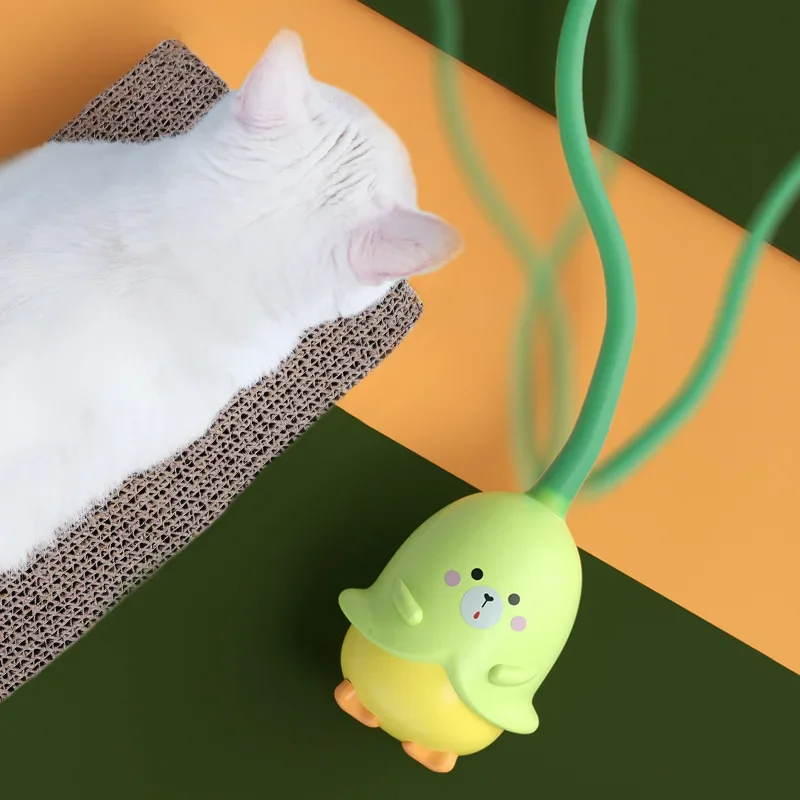 

Electric Funny Cat Stick Cat Toy Rechargeable Pet Self-healing And Automatic Amusing Cat Ball Bite Resistant Interactive Toys