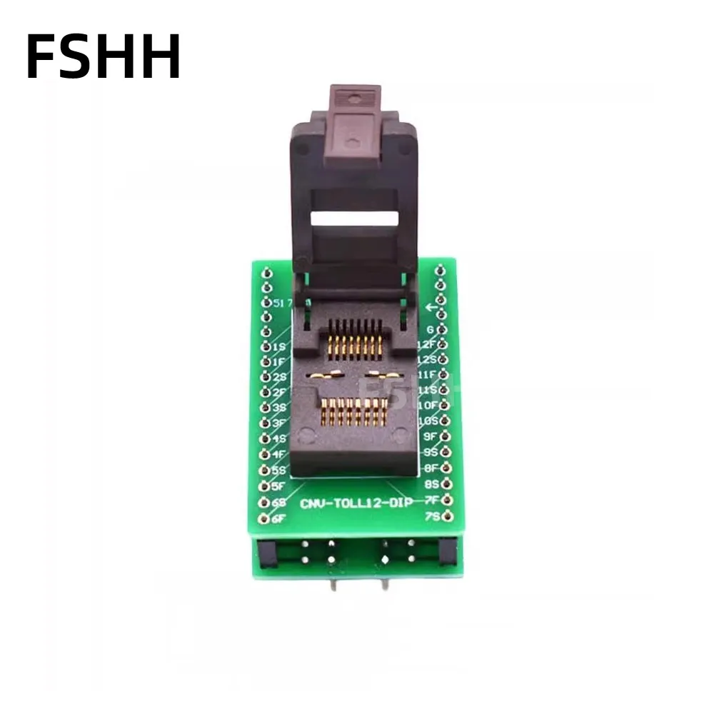 Clamshell TOLL263 TO263-8L soquete de teste de envelhecimento TO-263-8L soquete de teste de 8 pinos