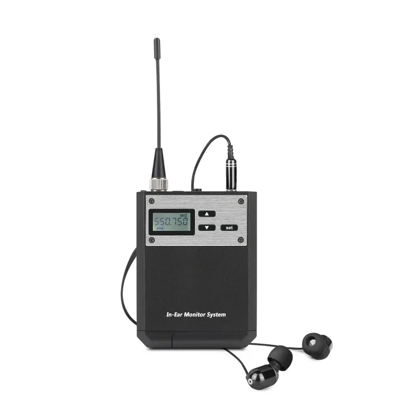 

Wireless stage monitor earphone monitor dual channel launch band recording return UHF IEM1100 portable