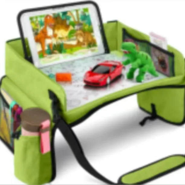 Car Travel Car Children's Tray, Car Table Board, Dinner Plate, Waterproof Safety Seat, Snack Painting Table