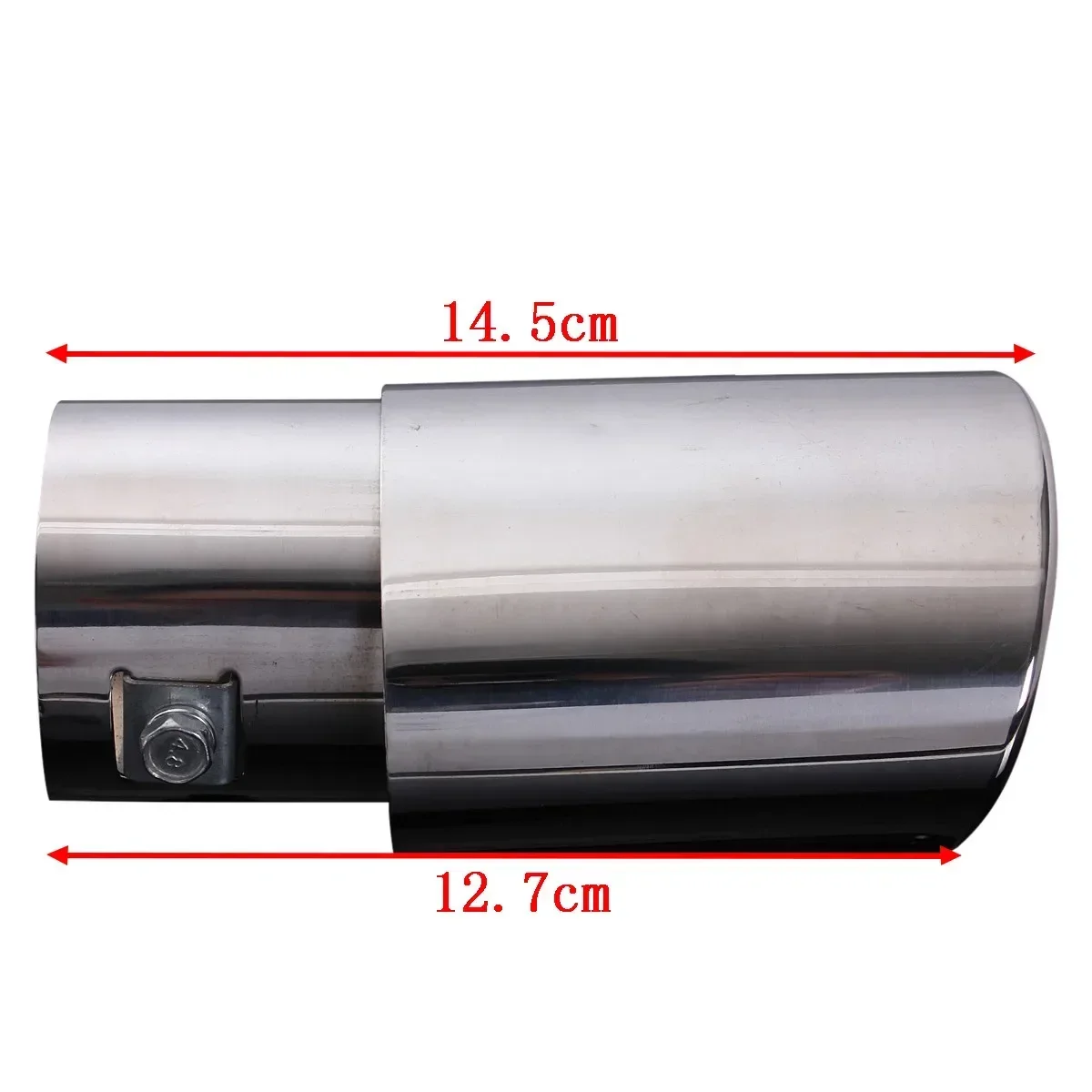 1 Pcs Universal Stainless Steel Car Exhaust Tail Muffler Tip Pipe for Car-styling Decoration DIY Accessories