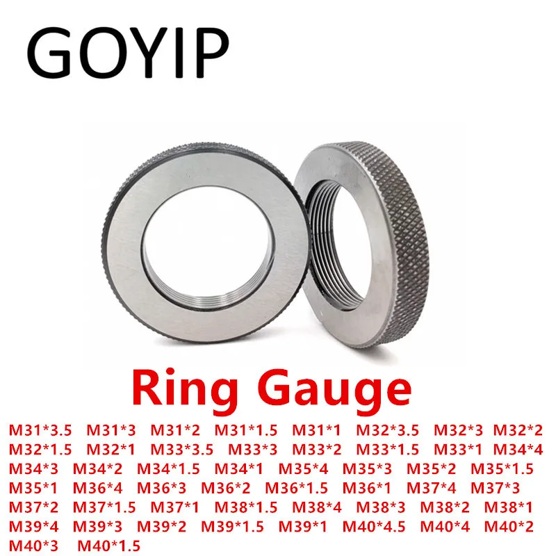 M31  M32  M33  M34  M35  M36  M37  M38  M39  M40 Metric Thread Ring Gauge Go And No-Go Gage Support Customized