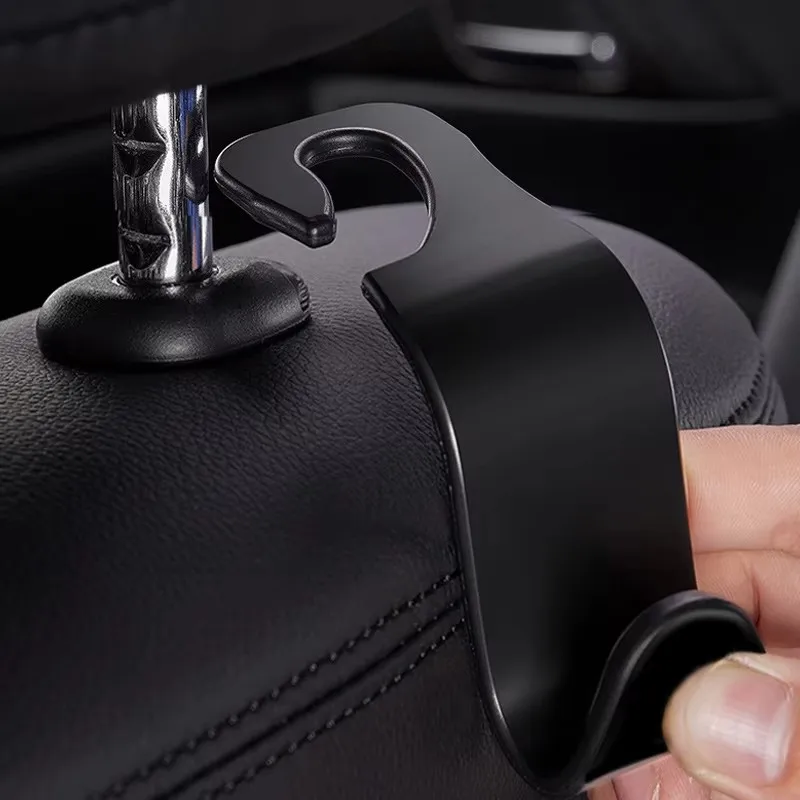 Universal Car Seat Headrest Hook Hanger Storage Car Back Seat Hooks Organizer Holder Clips for Handbag Auto Interior Accessories image 5