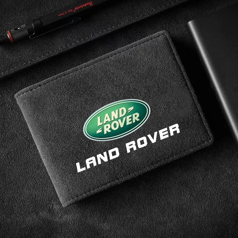 PU Leather Car Driver License Holder Card Bag Auto Accessories For Land Rover Defender Freelander Discovery 2 3 Evoque Range SV