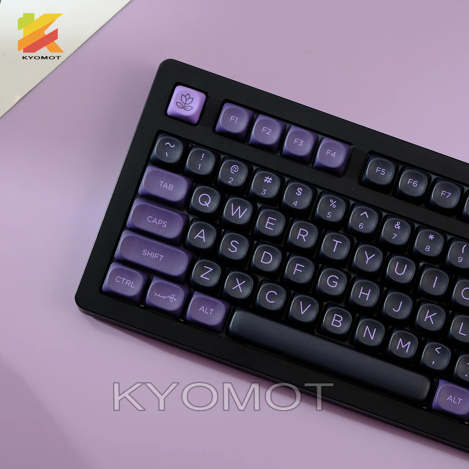 KTOMOT XOA Profile 125 Keys First Love Theme Keycaps Dye Sub PBT Game Anime Keycap for Mx Switch Girls Mechanical Keyboard Gifts