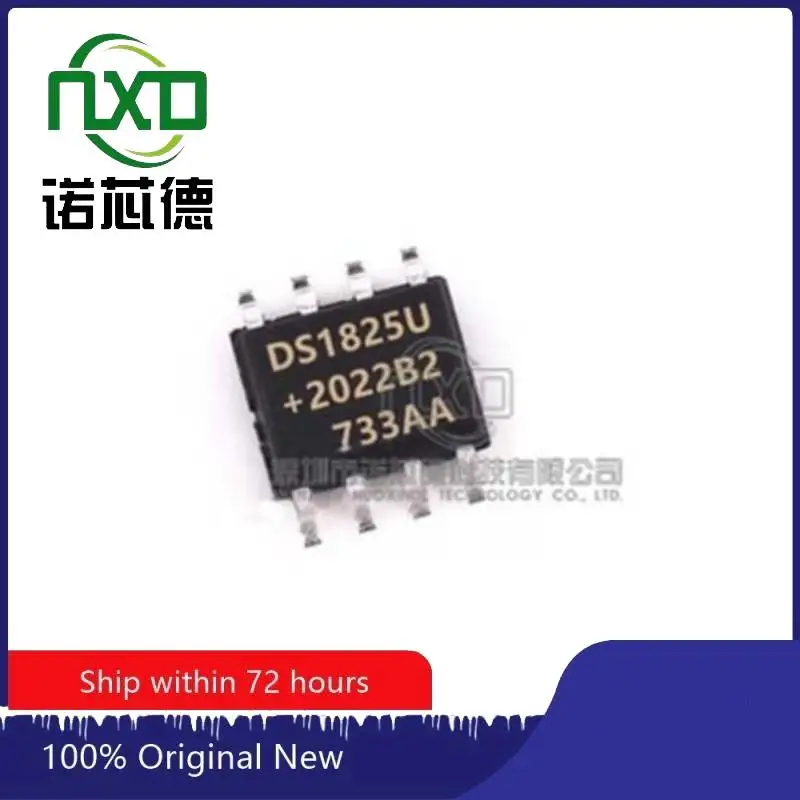 

10PCS/LOT DS1825U+ DS1825U+T&R MSOP8 New and original integrated circuit IC chip