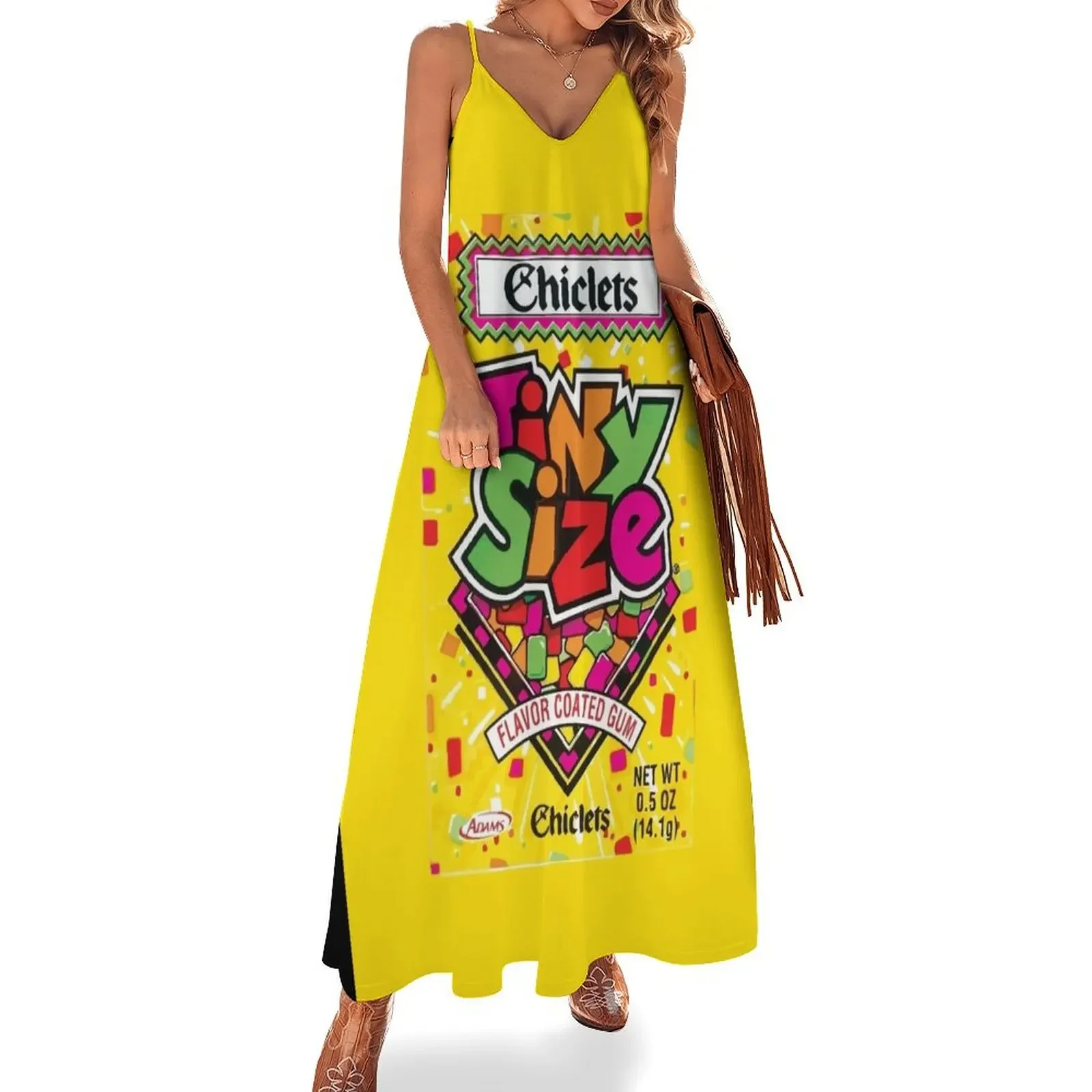 

Chiclets Tiny Size Flavor Coated Gum Sleeveless Dress dress for women summer Dress women cocktail dresses summer clothes