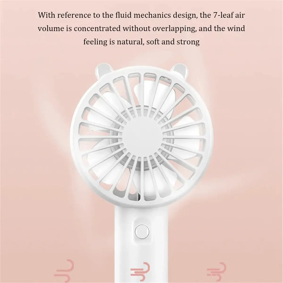 【SPECIAL OFFER】Mini Handheld Fan Portable USB Rechargeable with Desk Base Small Makeup Eyelash Cooler for Women Girls Outdoor Us