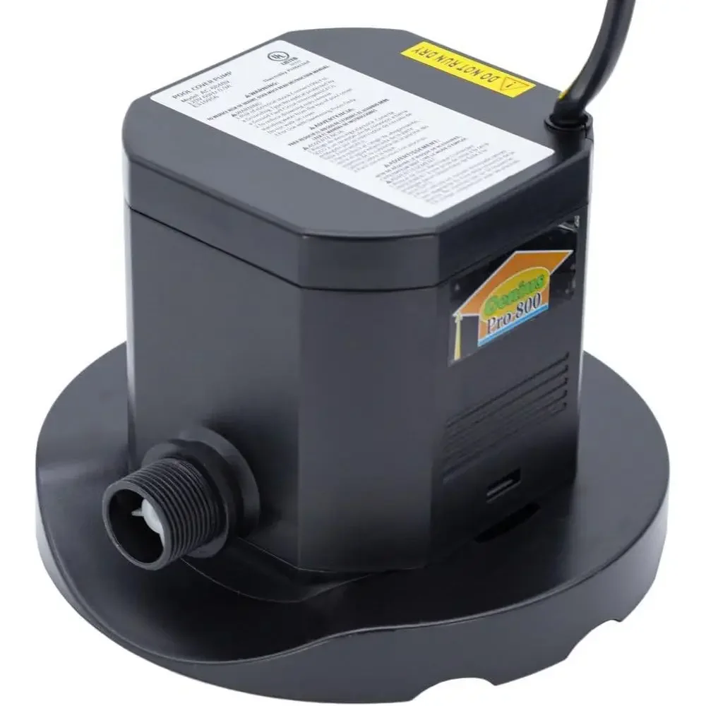 

800 GPH Submersible Pool Pump with Auto On/Off, Easy Clean Filter, 25-Foot Cord, Retains Winter Cover