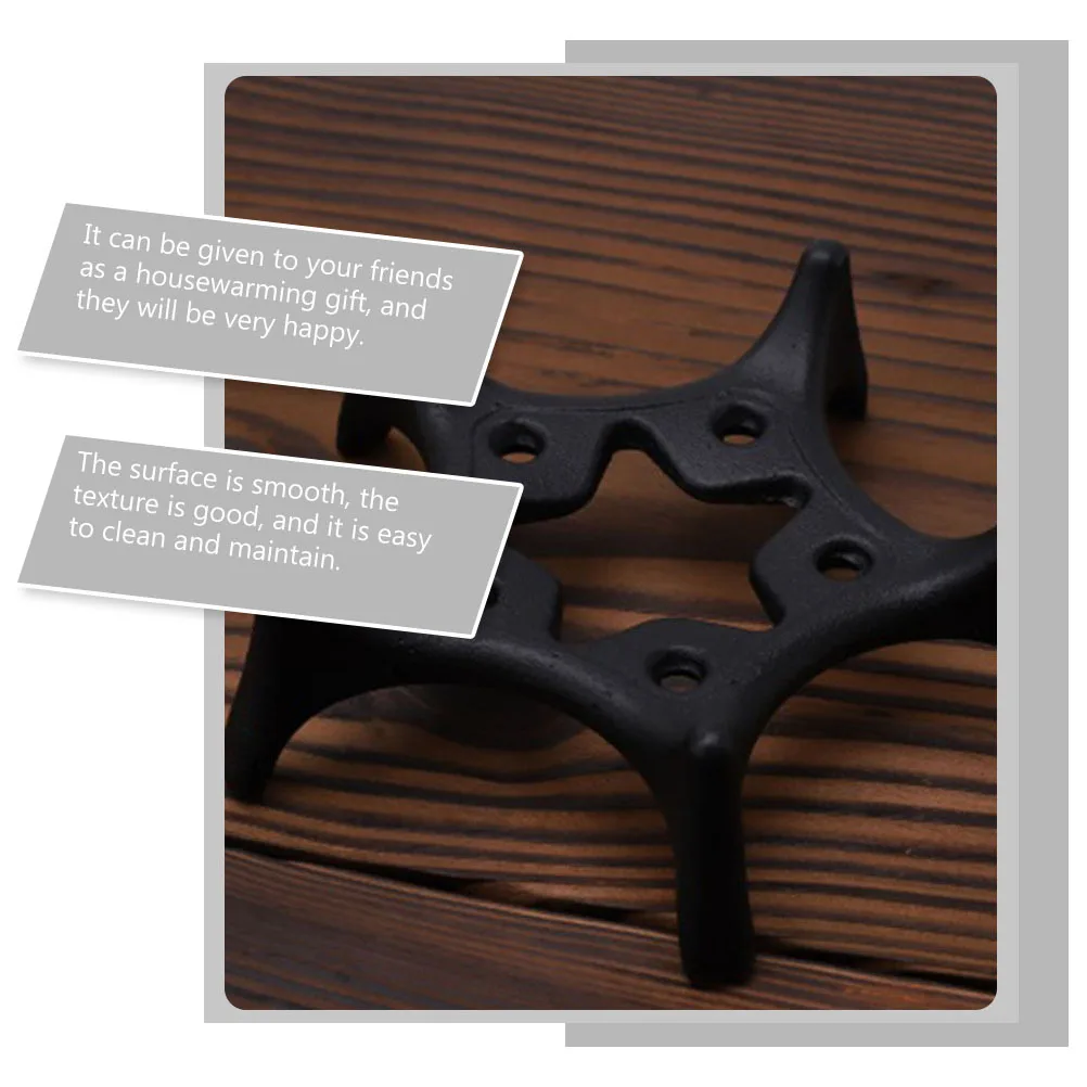 

1Pcs Mini Coffee Pot Non-Slip Tea Kettle Holder Star Design Table Adornment Heat Resistant Long Time Use Gift