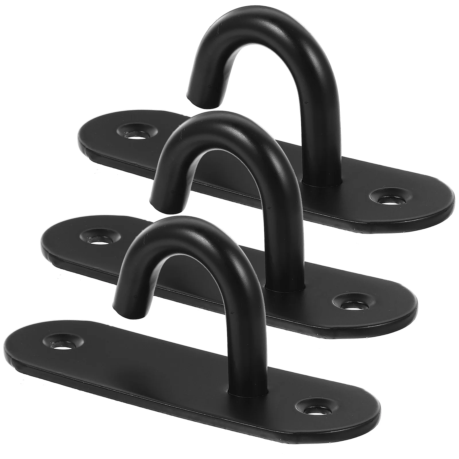 3 Pcs Clothes Racks Wall Anchor Yoga Strap Fixing Hanger Stainless Ceiling Hangers Exercise Station Safety Fitness