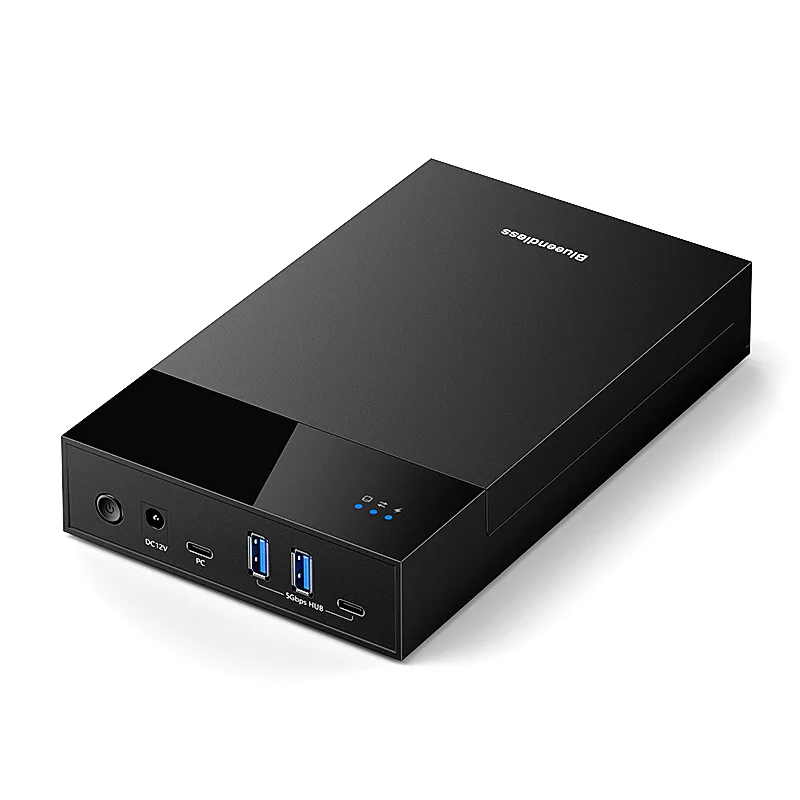 

3.5 inch mobile hard disk box 2A1C expander usb3.0 desktop computer solid state mechanical typec hard disk box
