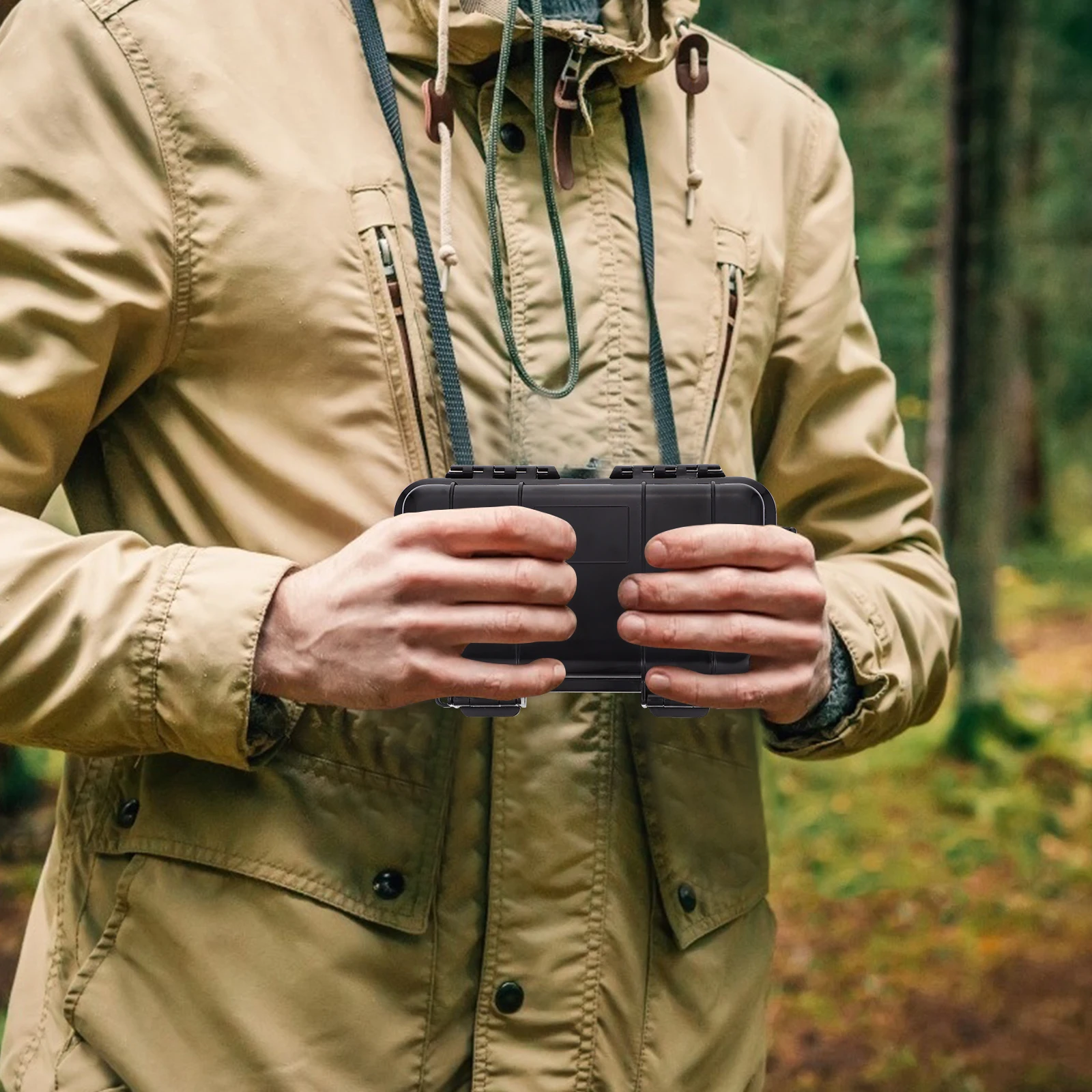 

Waterproof Sealed Box Shockproof Pressure Resistant Survival Storage Case Outdoor Container Organizer Fishing Tools Lightweight