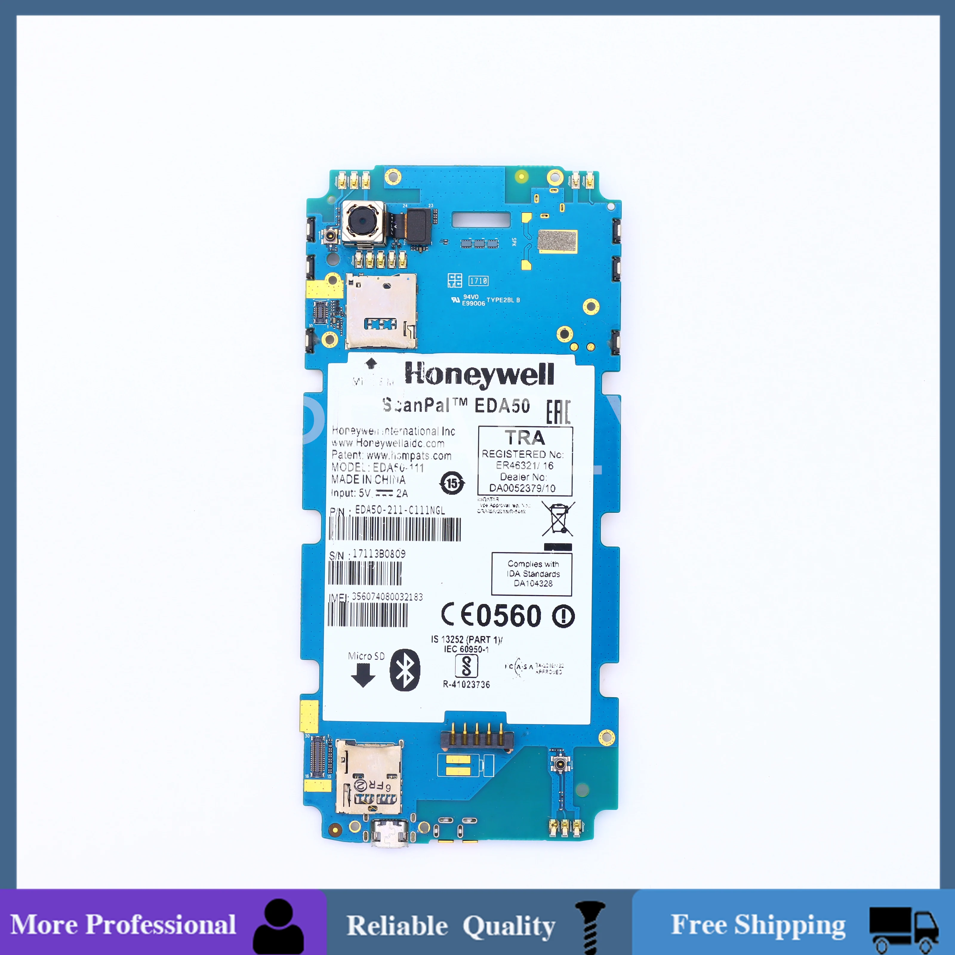 Mainboard for Honeywell EDA50 EDA50-211 Android 7.1.1 2D Scan Engine