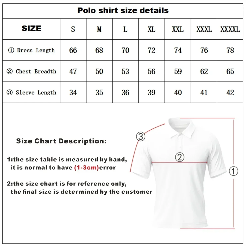 New Polo Shirts Men\'s Printed T-shirt Golf Tennis Badminton Football Polo Shirts Casual Breathable Short Sleeves Sports Jersey