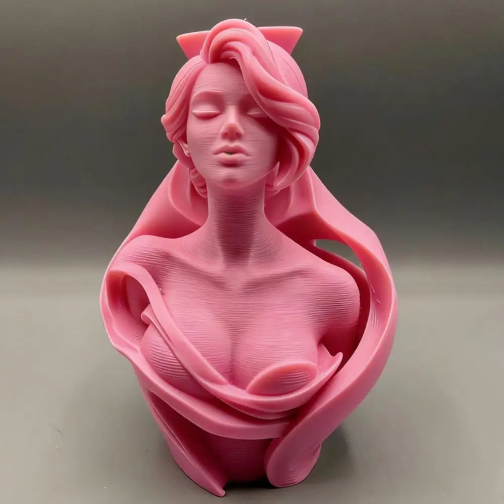 Home Decoration 3d Printed Bust Vase Artistic Head Sculpture Planter Matte Pla Desktop Decor Gift for Art Lovers Housewarming