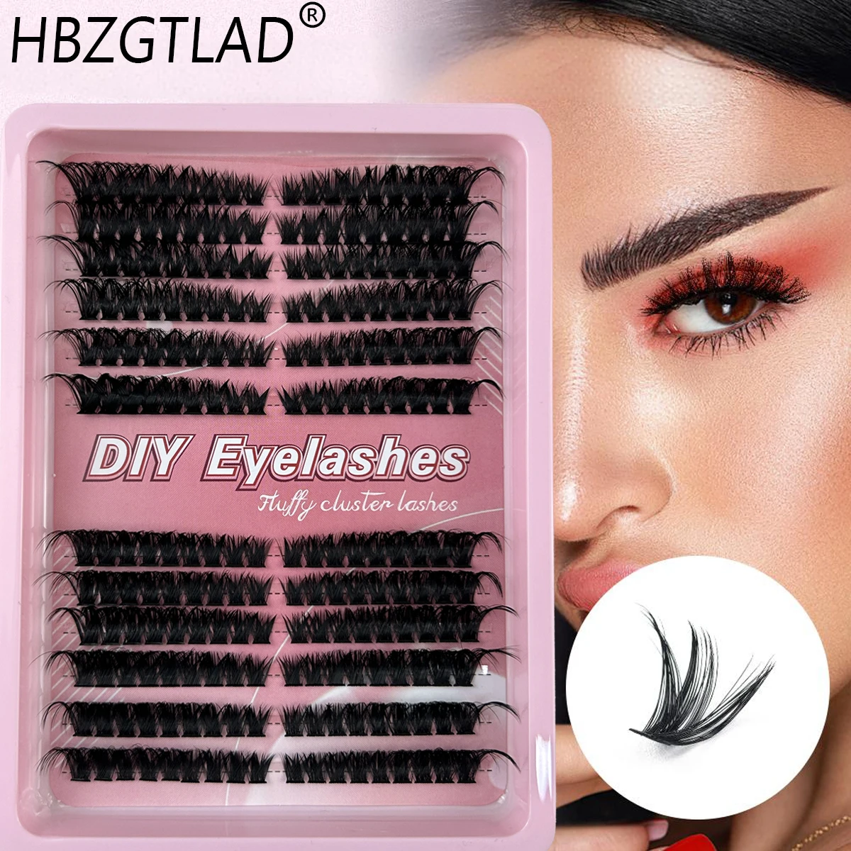NEU12 Reihen 30D/40D/50D/60D/70D/80D/90D/100D unabhängige Cluster DIY Verlängerung Make-up Verlängerung falsche Wimpern 8-16MM