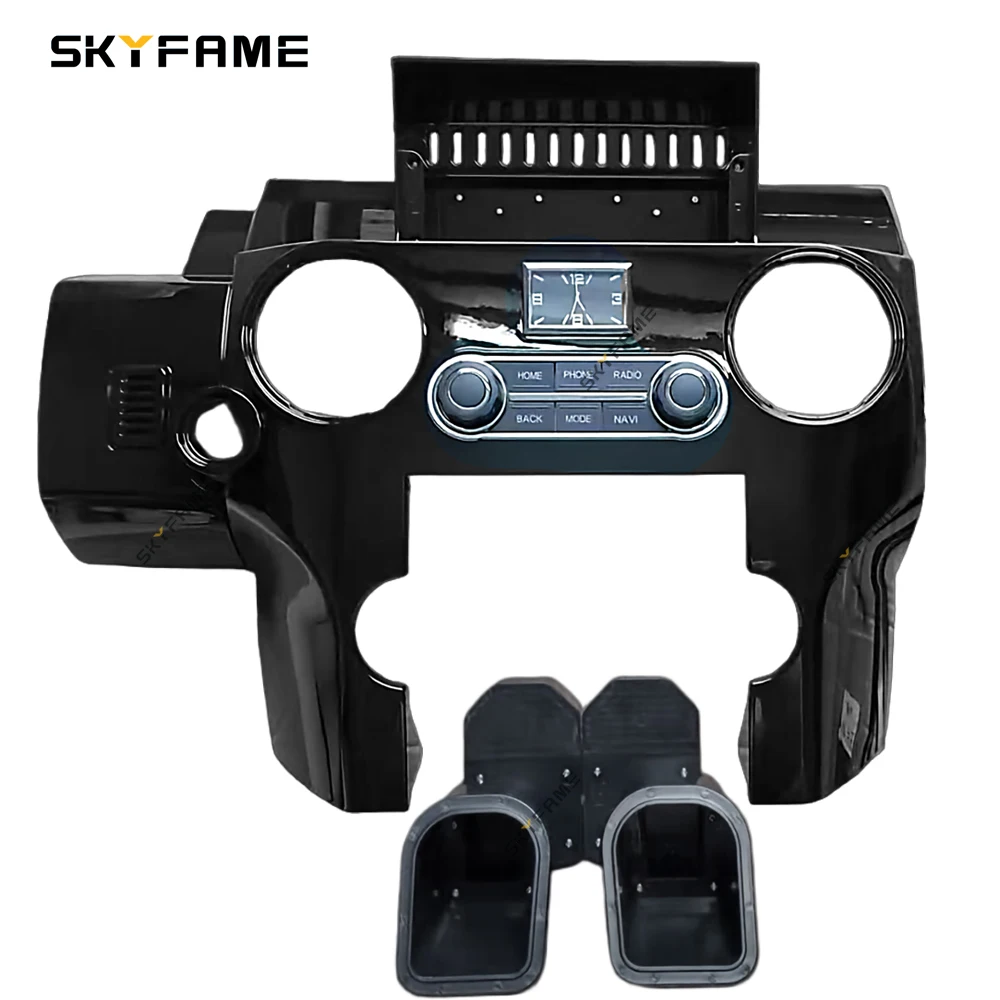 SKYFAME 12.3 Inch Car Frame Fascia Adapter Canbus Box Android Radio Dash Fitting Panel Kit For Land Rover Discovery 4 LR4 - view 4