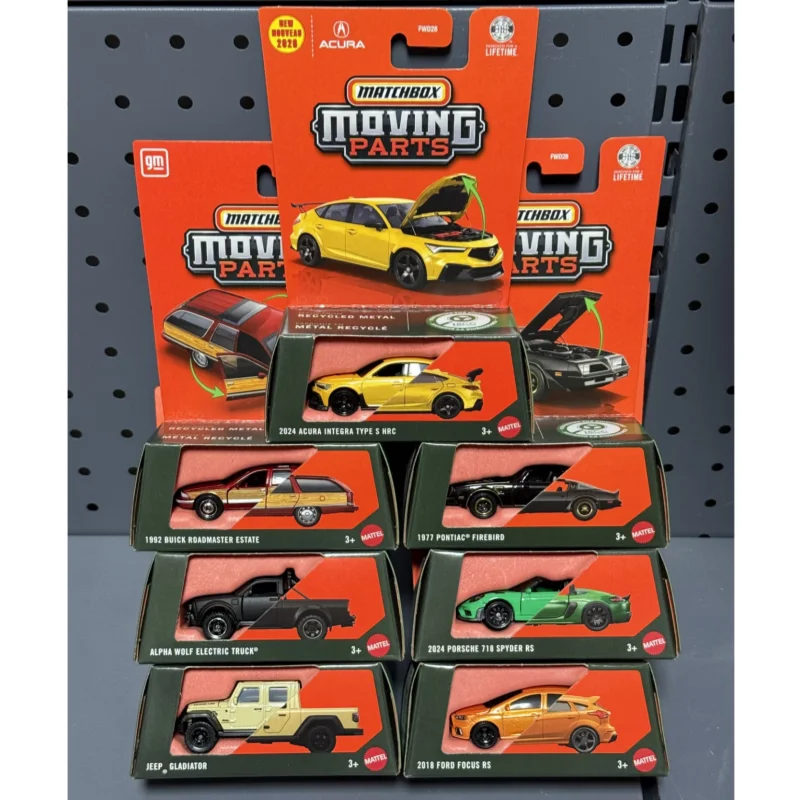 

Металлическая коллекционная модель автомобиля Matchbox FWD28 2026 M с открывающимися дверями, серия M, для коллекционеров, Honda Firebird