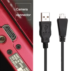 Cable de datos USB para Sony VMC-MD3, DSC-T99, T110, T110/B, T110/R, T110/P, T110/V, T110/D, DSC-HX100, HX100V, HX100, HX7V, WX5C, WX7, WX9, WX30