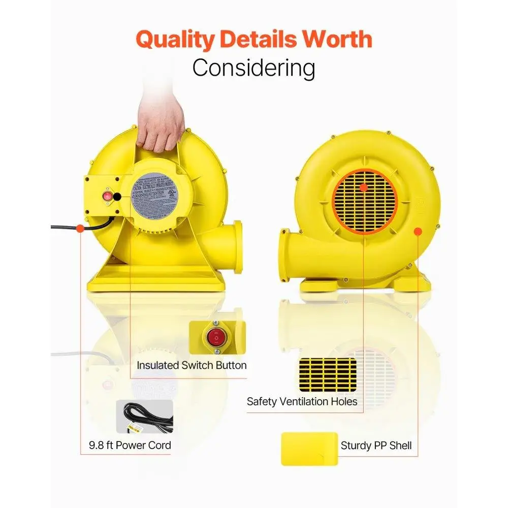 منفاخ منزل قابل للنفخ 0.5&0.6HP 450W للاستخدام التجاري