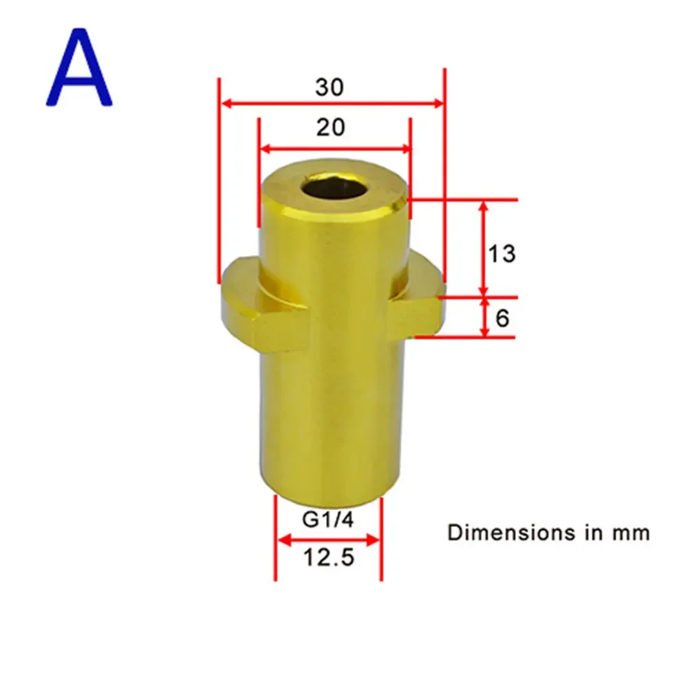 High Pressure Water Gun Connector 1/4 Adapter For Karcher For Nilfisk Snow Foam Lance Nozzle Soap Gun Car Washer Accessories