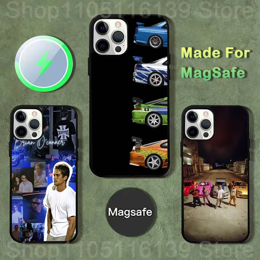

Fast Furious Phone Case For iPhone 17,16,15,14,13,12,11,Pro,Max,Plus,Mini,SE4,E Magnetic Magsafe Wireless Charging