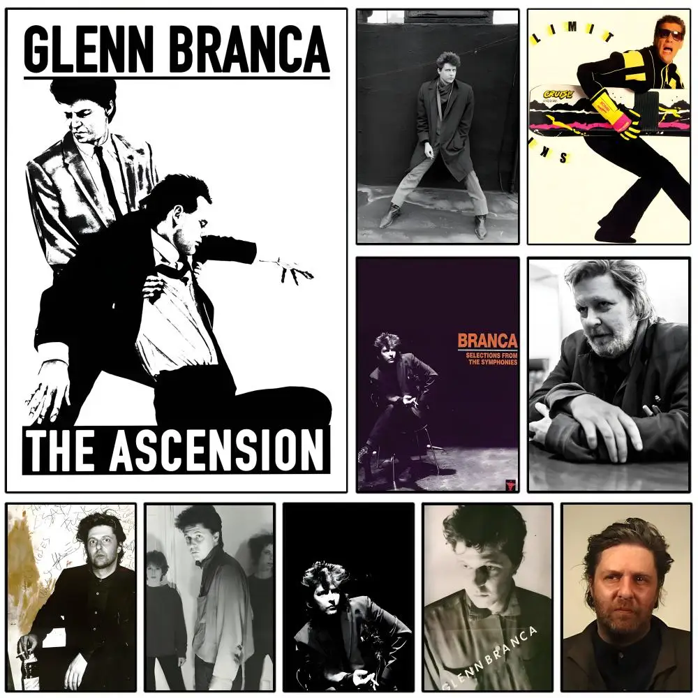 Avant-Garde Noise Composer G-glenn B-branca Poster HD Self-Adhesive Wall Decor Home Office Dorm Bedroom & More Ideal Gift Choice