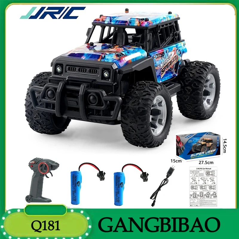 JJRC RC Car Electric Drive Off-Road Big Wheel 2.4G Drift Racing High Speed Remote Control Trucks Boys Toy for Children Christmas