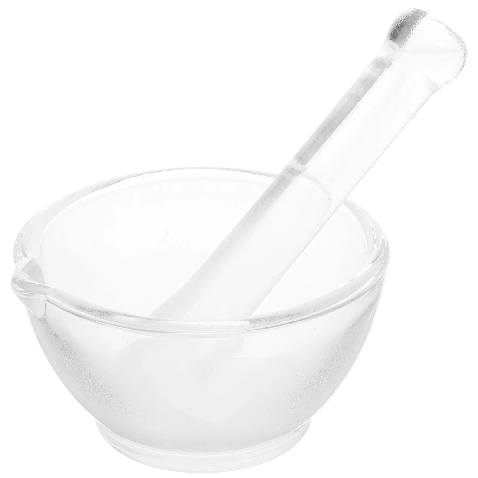

1Set Premium Glass Grinding Bowl with Pestle Medicine Crush Pot for Pharmacy Lab Kitchen Pills Crushing Chemical Experiments