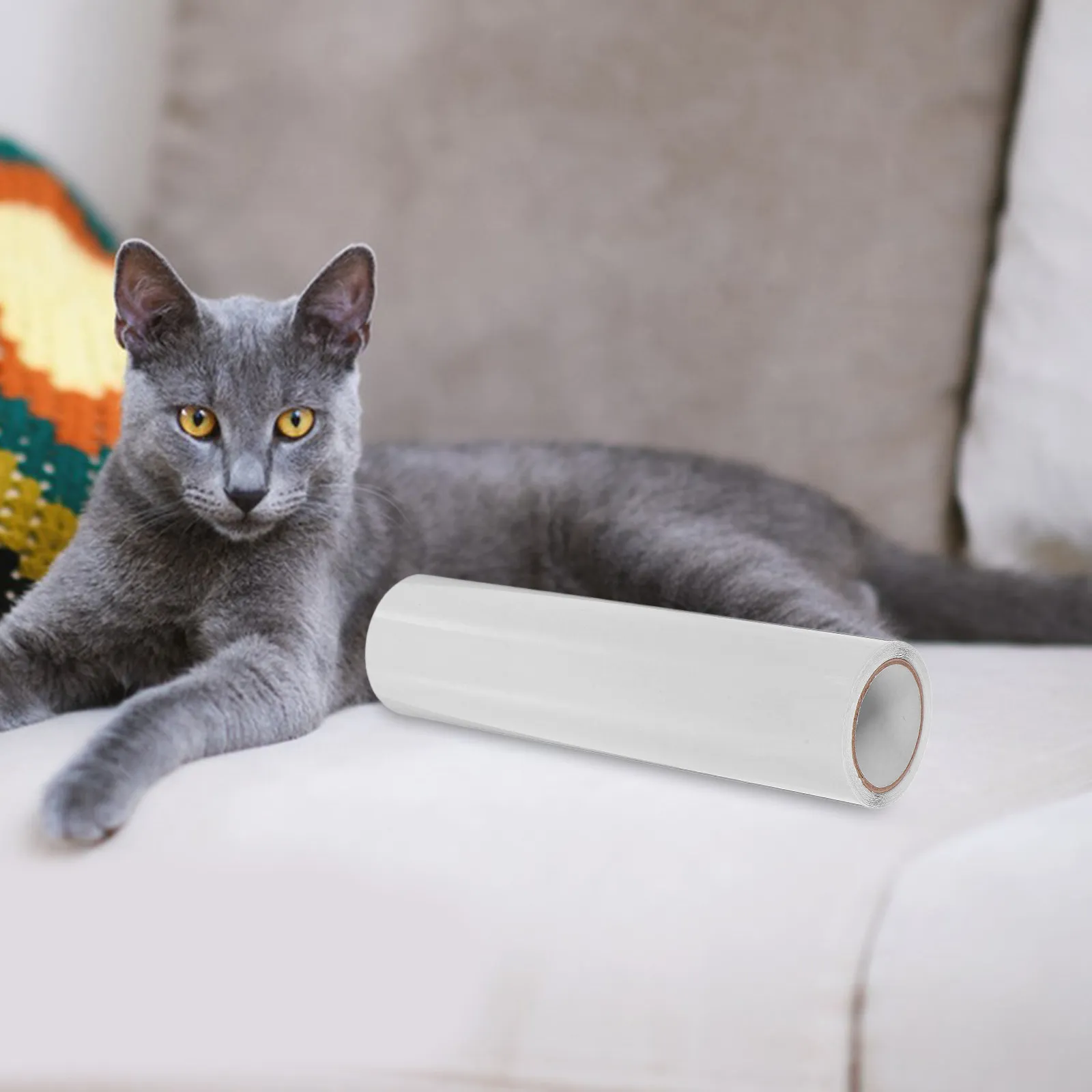 1 Roll Cat Scratch Furniture Protector Clear Anti Cat Scratch Film Indoor Couch Door Protective Sticker Prevent Damage