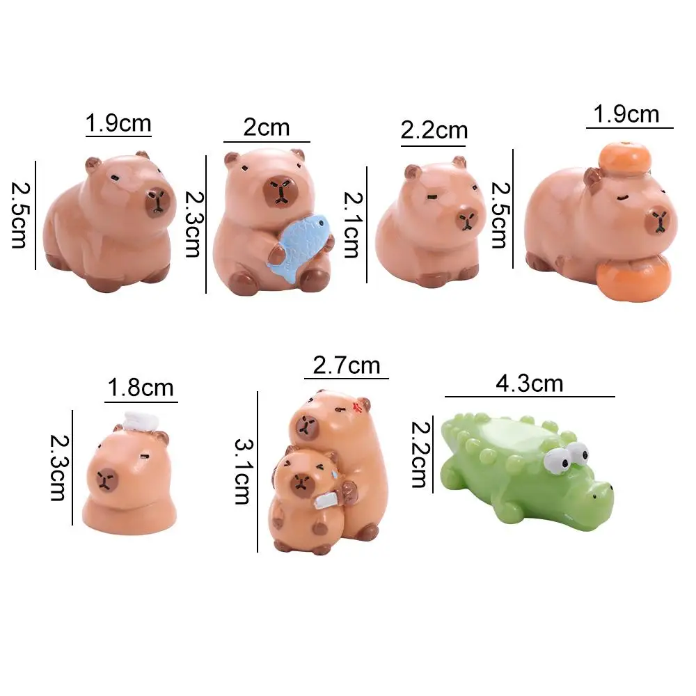 Capibara Capybara Animal Figure Toys, Modelo Simulação, Figuras Desenhos Animados