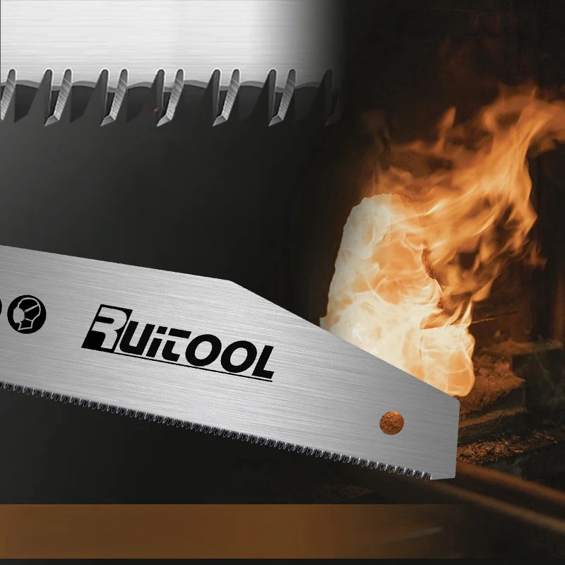 For woodworking 13/22 Inch Hand Saw SK-5 Steel Blade Flexible Wood Pull Saw Ergonomic Design Keyless Blade Change Perfect