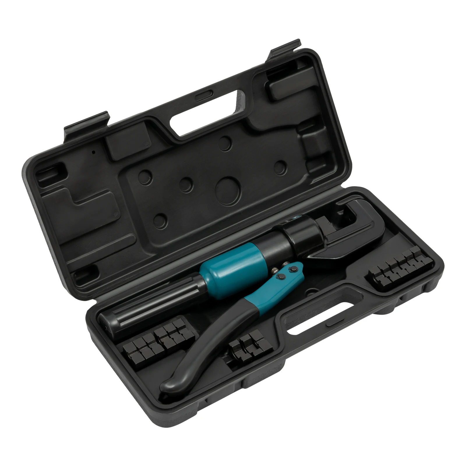 

Ручной гидравлический пресс для обжима, гидравлический обжимной инструмент, инструмент для обжима проводов с 8 насадками для аварийного ремонта