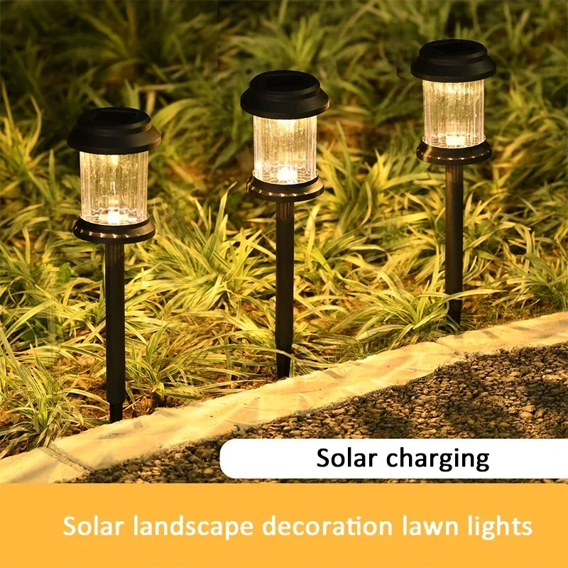 

Modern Simple Solar LED Lights Outdoor Lawn Street Waterproof IP65 Floor Plug Lamps Decorative Landscape Courtyard Garden Lights