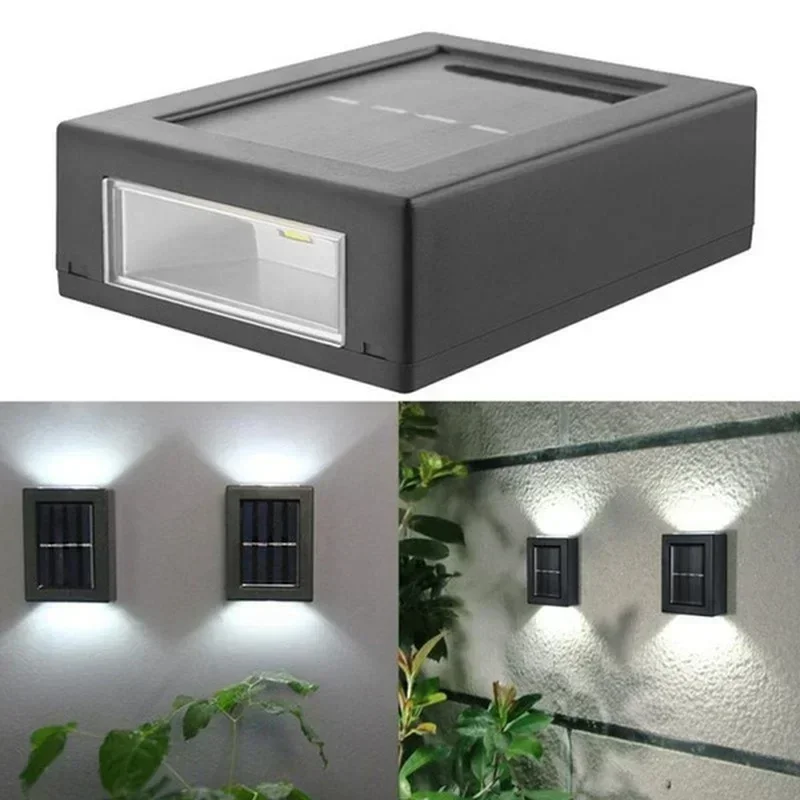 Imagem -05 - Luz Solar ao ar Livre up And Down Spot Lights Street Wall Light Lâmpada Impermeável Jardim Decorativo